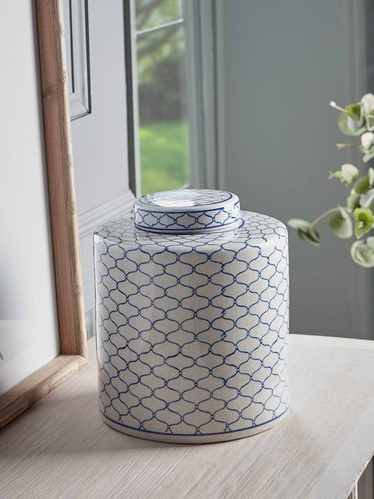 Blue Maroq Ginger Jar