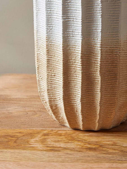 Two Tone Textured Vase