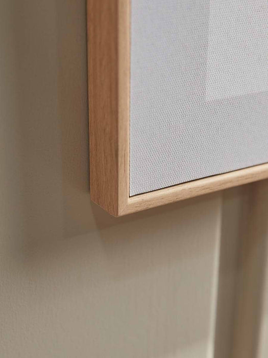 Two Abstract Neutral Framed Prints