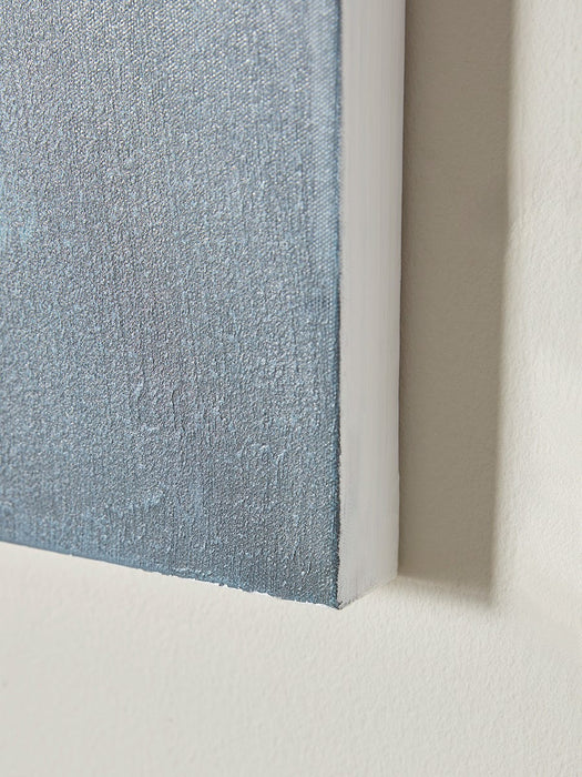 Crashing Waves Abstract Canvas