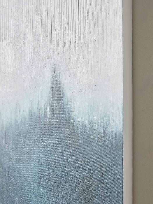 Crashing Waves Abstract Canvas