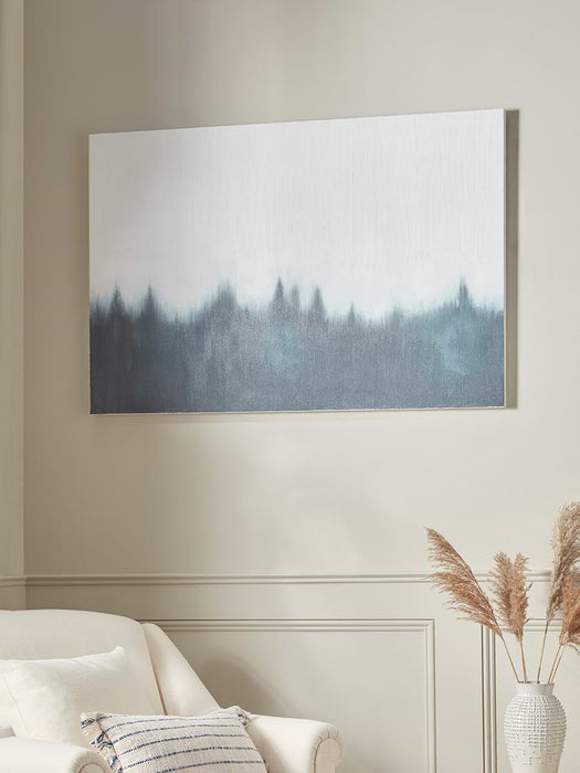 Crashing Waves Abstract Canvas