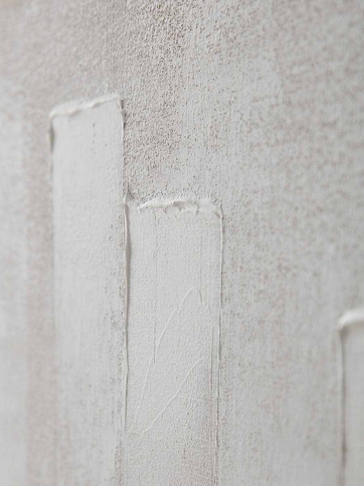 Layered Neutral Stripe Canvas