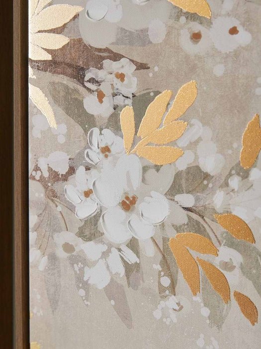 Three Textured Blossom Canvases