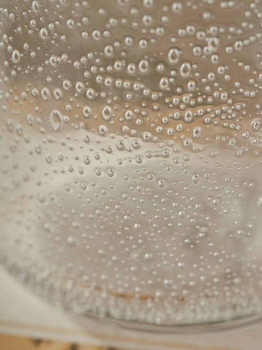 Four Dimpled Glass Tumblers