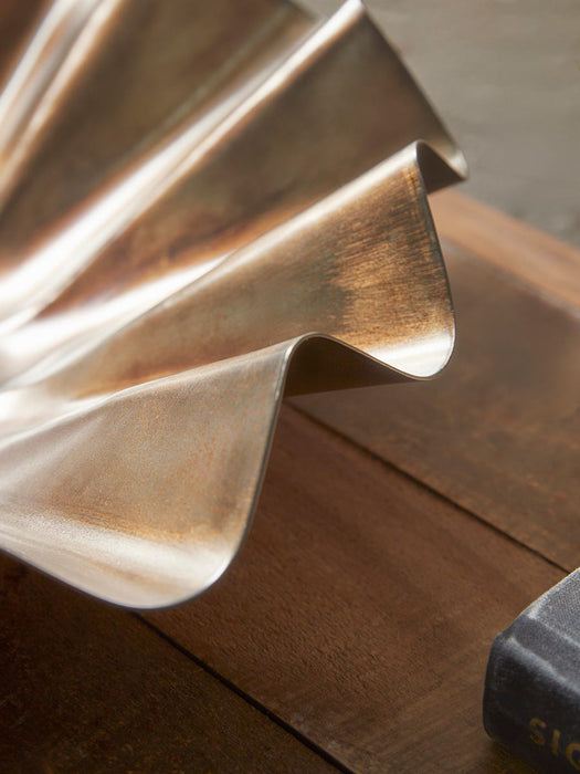 Wavy Metal Bowl