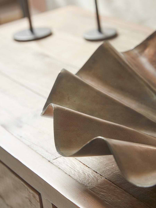 Wavy Metal Bowl