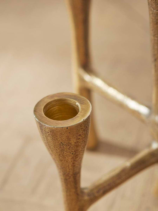 Brass Finish Candelabra