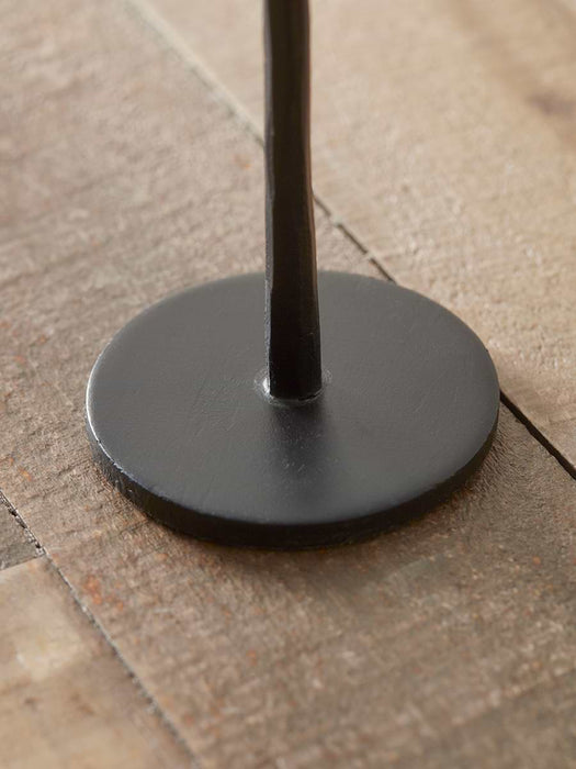 Matte Black Dinner Candle Holder - Small