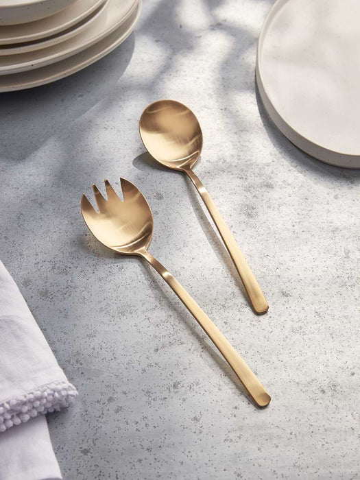 Gold Serving Spoons