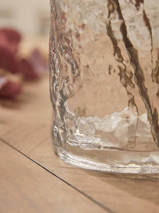 Textured Glass Vase - Large