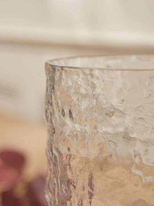 Textured Glass Vase - Large