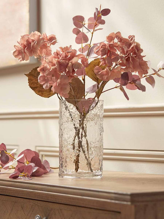 Textured Glass Vase - Large