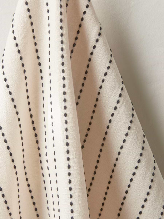 Cotton Tea Towel - Black Stripe