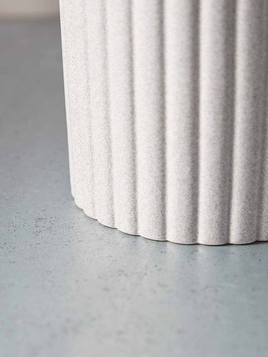 Grey Speckled Fluted Planter