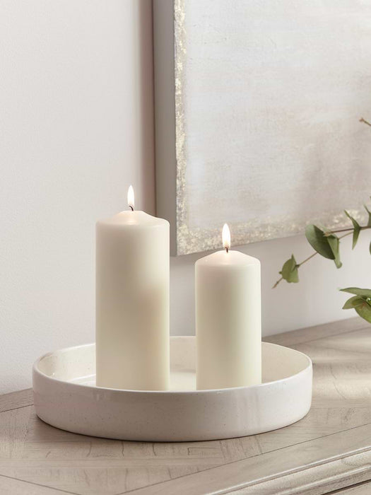 Glazed Speckled Candle Tray