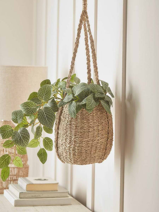 Seagrass Hanging Planter