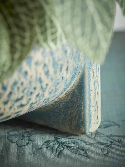 Reactive Glaze Footed Planter