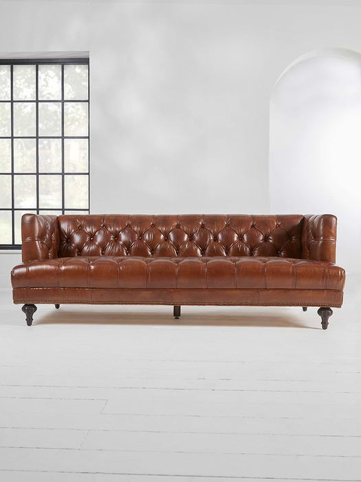 Fenn Sofa - Tan Leather