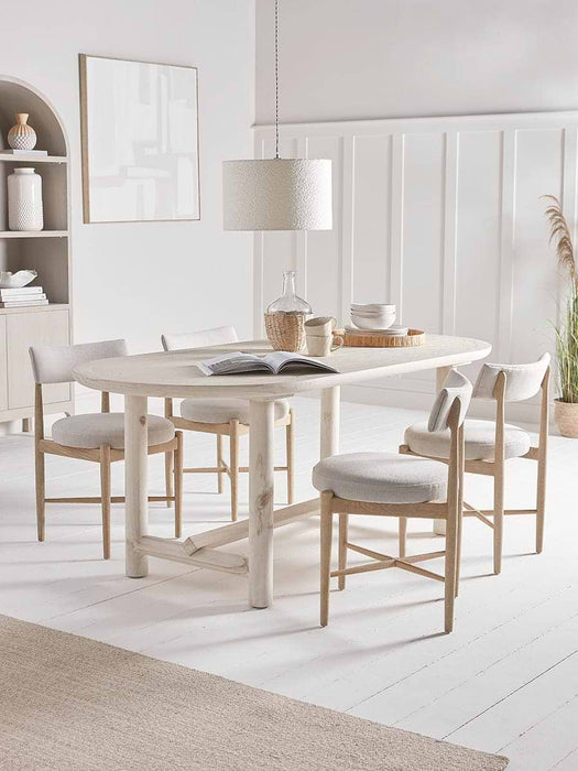 Quinn Oval Dining Table - 6 Seater