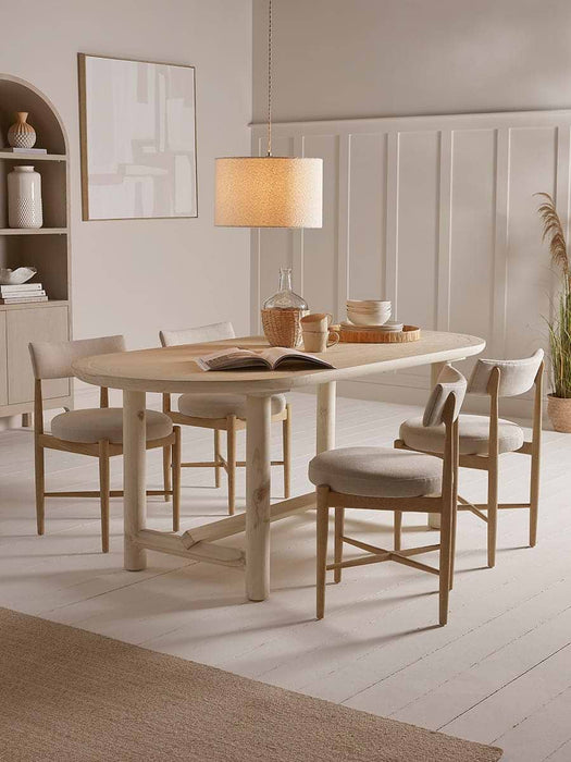 Quinn Oval Dining Table - 6 Seater