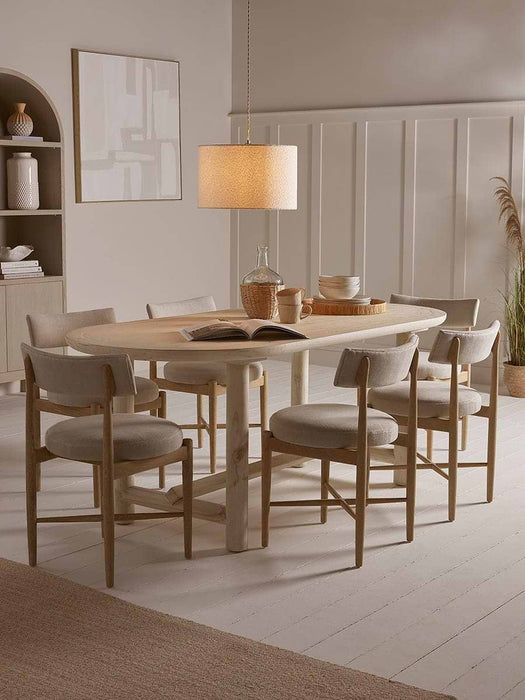 Quinn Oval Dining Table - 6 Seater