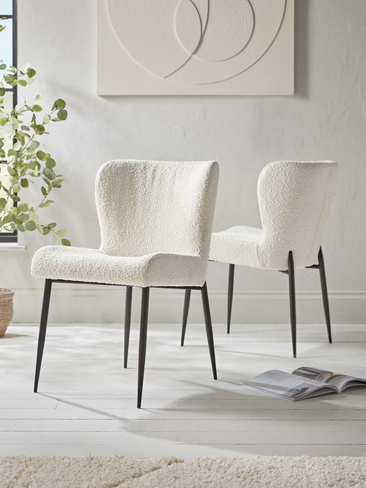 BouclÃ©Â© Upholstered Dining Chair