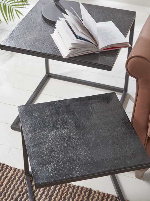 Two Black Nesting Tables