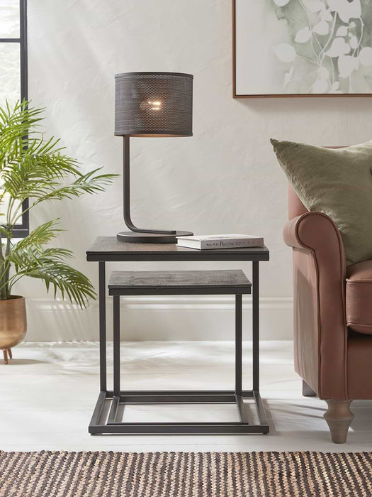 Two Black Nesting Tables
