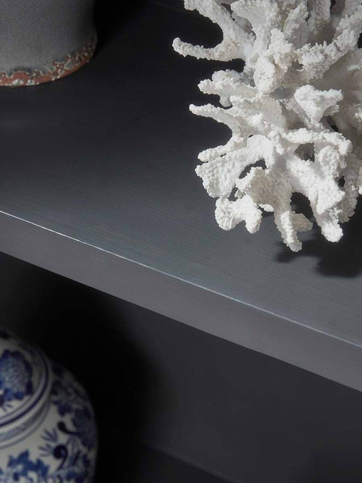 Distressed Birch Display Cabinet