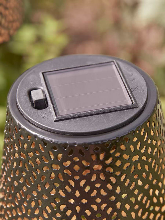 Two Solar Filigree Stake Lights