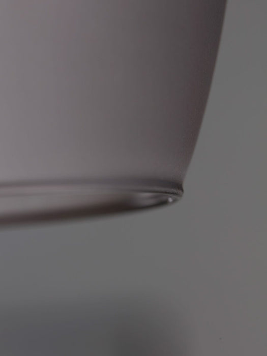 Four Grey Ombre Frosted Glass Pendant