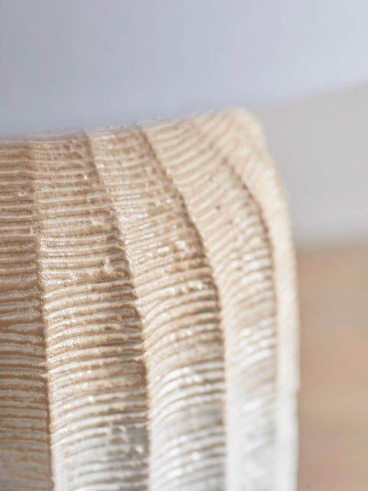 Two Tone Textured Table Lamp