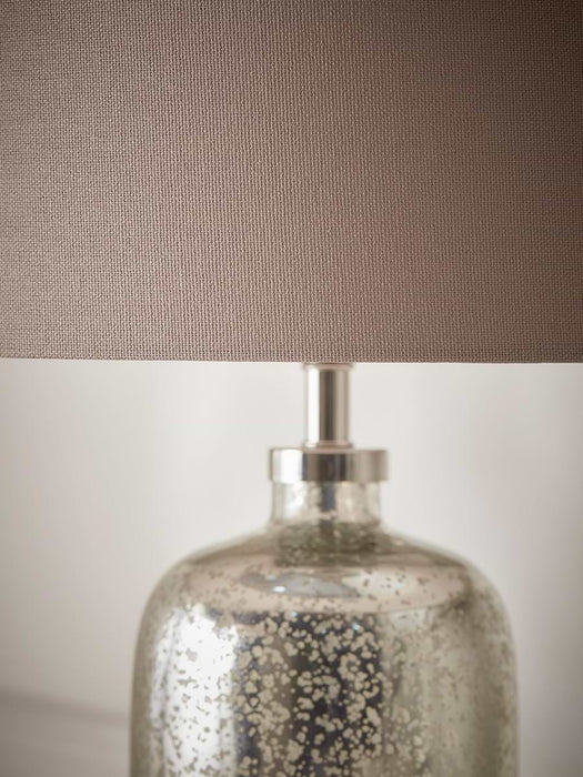 Aria Mercuried Glass Table Lamp - Small