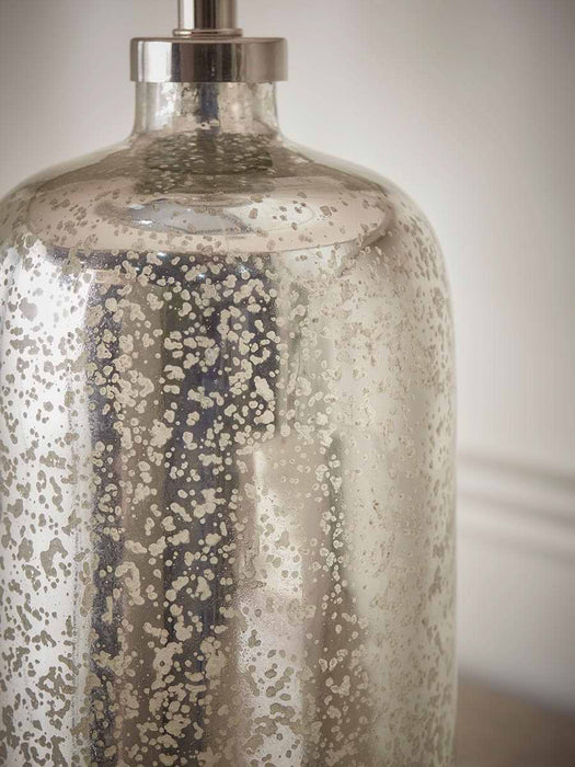 Aria Mercuried Glass Table Lamp - Small