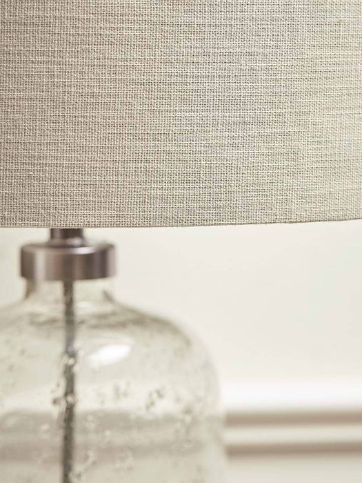 Aria Clear Glass Table Lamp - Small