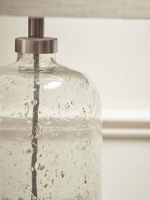 Aria Clear Glass Table Lamp - Small
