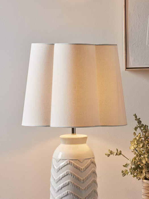 Tapered Scalloped Edge Shade - Large