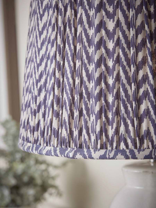 Navy Tapered Chevron Shade - Large