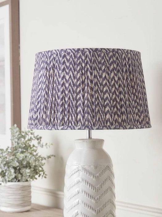 Navy Tapered Chevron Shade - Small
