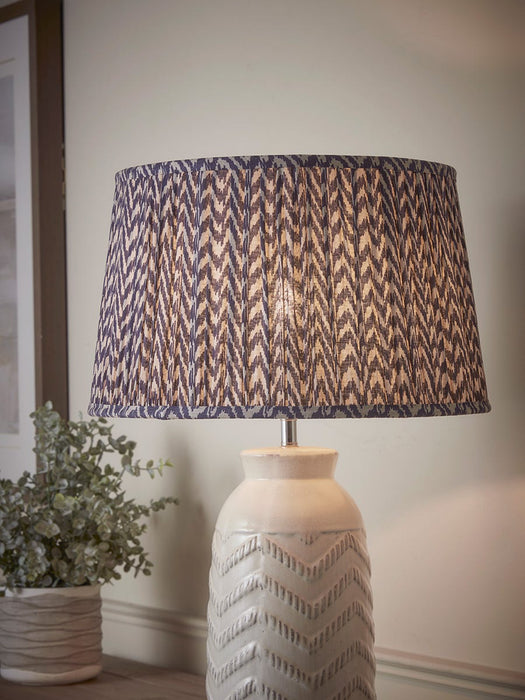 Navy Tapered Chevron Shade - Small