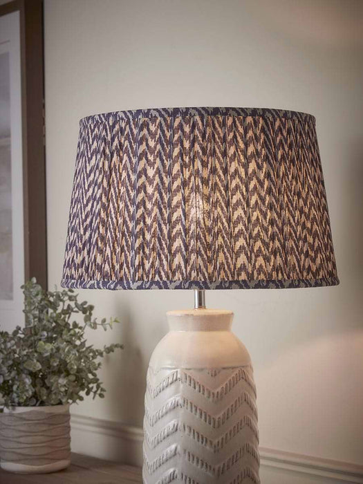 Navy Tapered Chevron Shade - Large