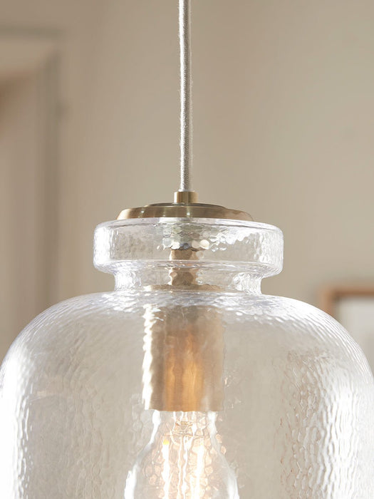 Dimpled Glass Pendant
