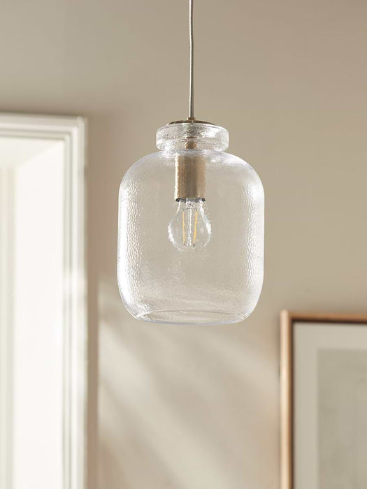 Dimpled Glass Pendant