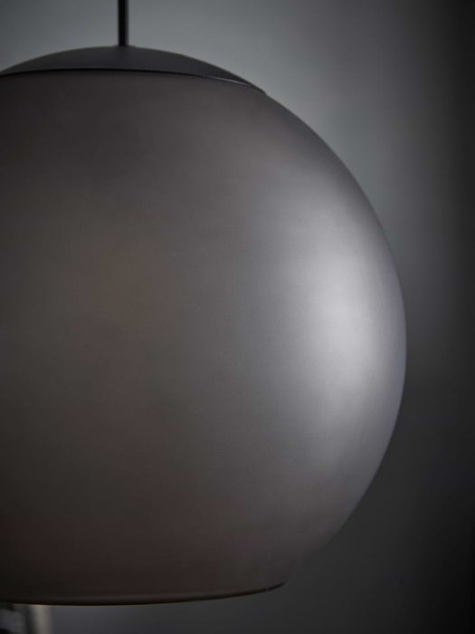Smoke Glass Globe Pendant