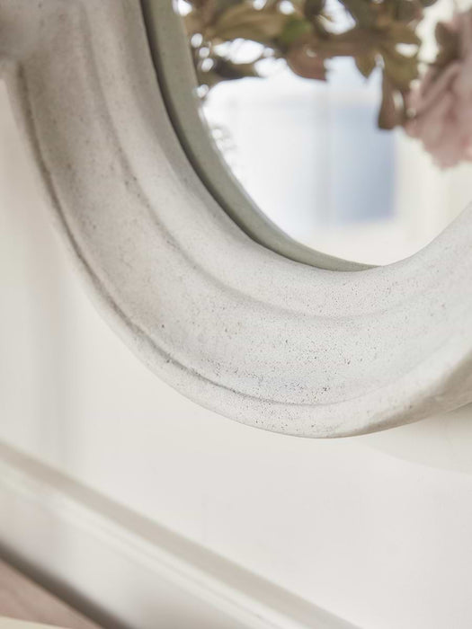 Concrete Effect Maroq Mirror