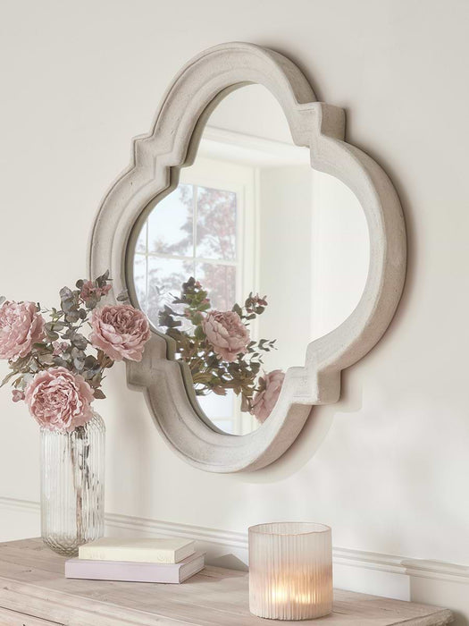 Concrete Effect Maroq Mirror