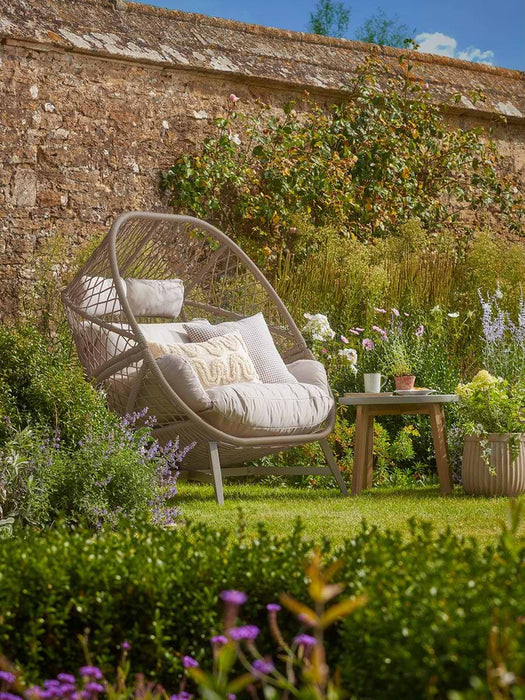 Woven Rope Double Standing Egg Chair