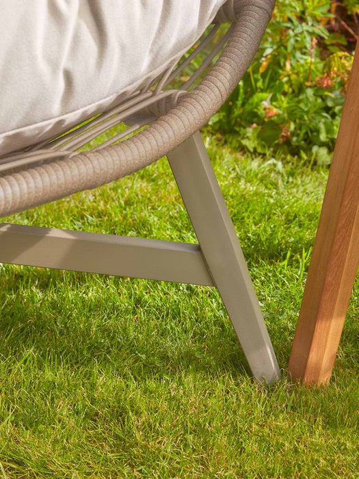 Woven Rope Double Standing Egg Chair