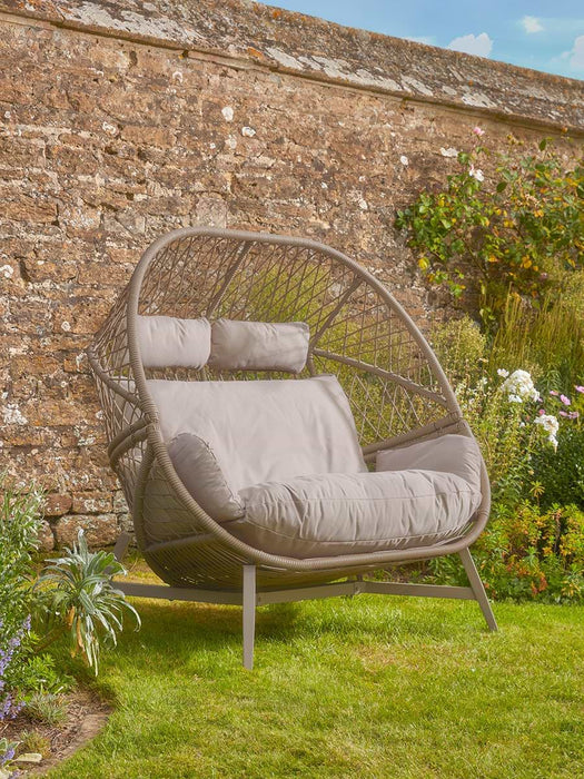 Woven Rope Double Standing Egg Chair